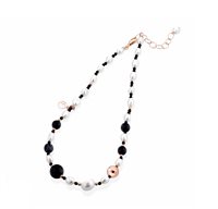 Collana Glamour Donna LELUNE GLAMOUR in Argento Perla LGNK543.3